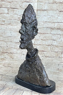 Bust of Diego by Alberto Giacometti Bronze Metal Brutalist Head