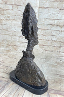 Bust of Diego by Alberto Giacometti Bronze Metal Brutalist Head