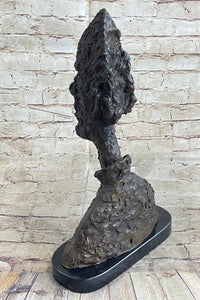 Bust of Diego by Alberto Giacometti Bronze Metal Brutalist Head