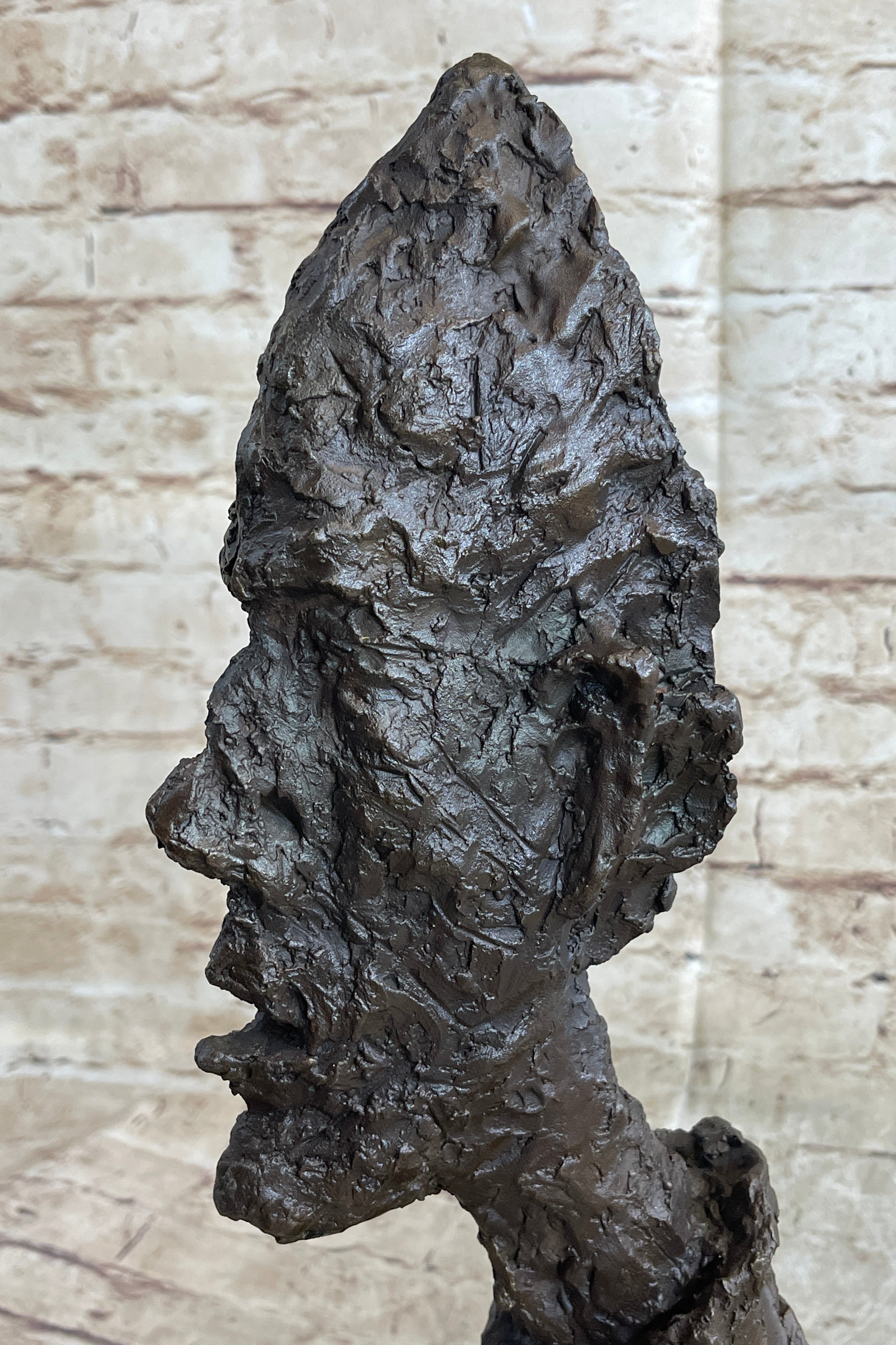 Bust of Diego by Alberto Giacometti Bronze Metal Brutalist Head