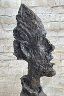 Bust of Diego by Alberto Giacometti Bronze Metal Brutalist Head