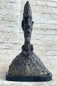 Bust of Diego by Alberto Giacometti Bronze Metal Brutalist Head