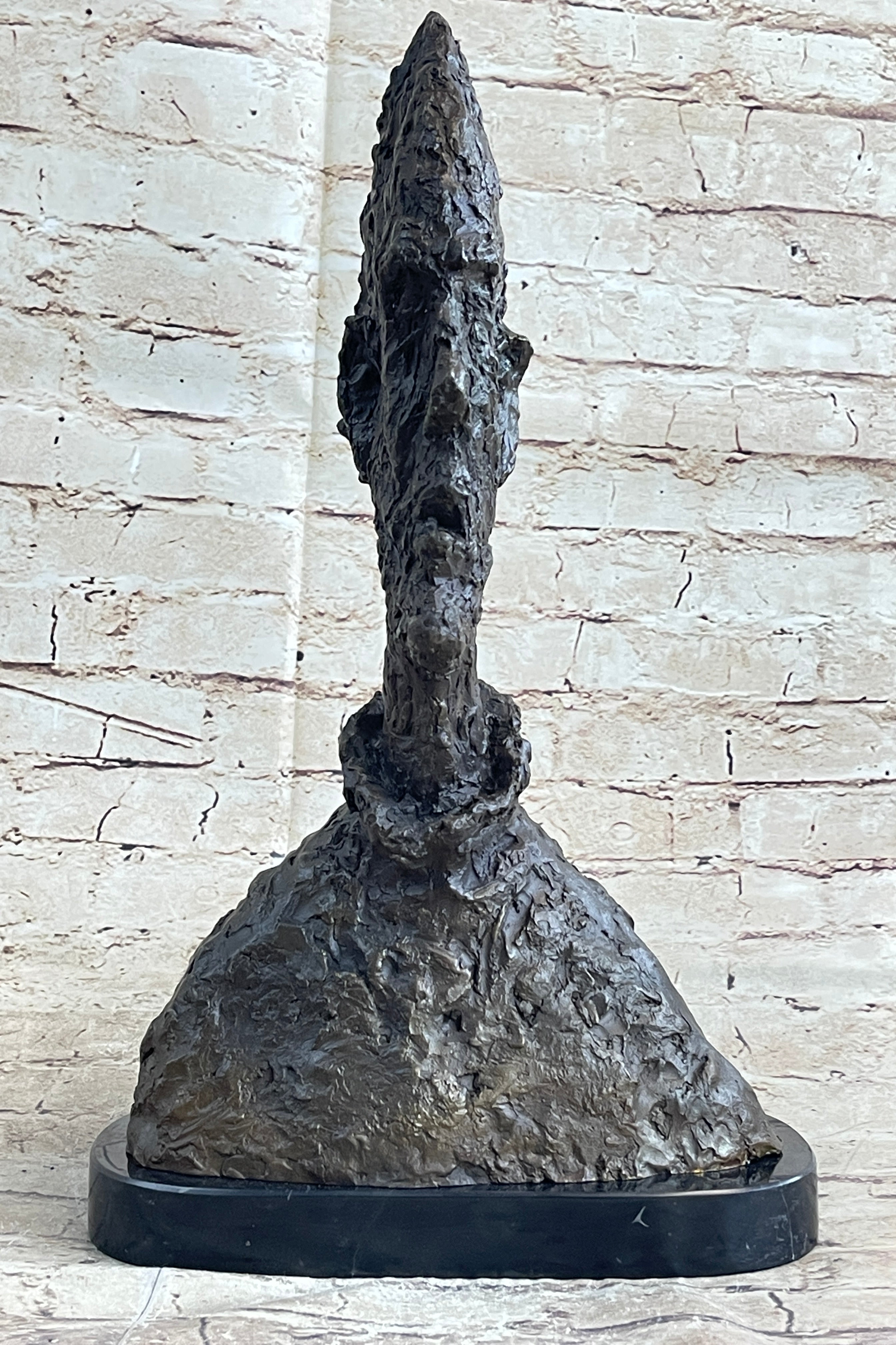 Bust of Diego by Alberto Giacometti Bronze Metal Brutalist Head
