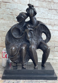 Family Group Bronze Sculpture Modern Art Abstract Dali