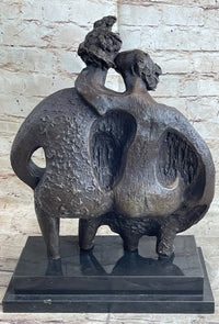 Family Group Bronze Sculpture Modern Art Abstract Dali