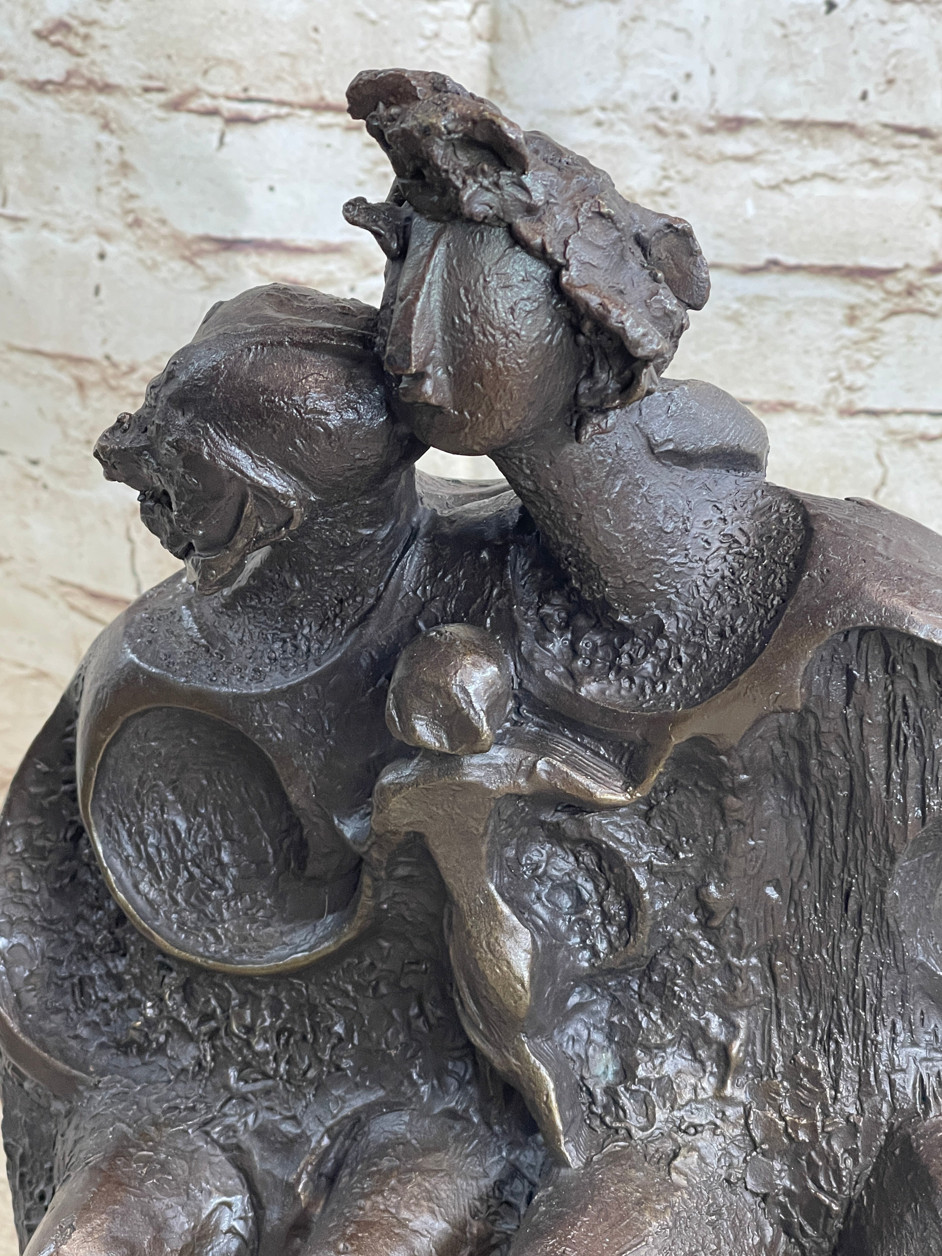 Family Group Bronze Sculpture Modern Art Abstract Dali