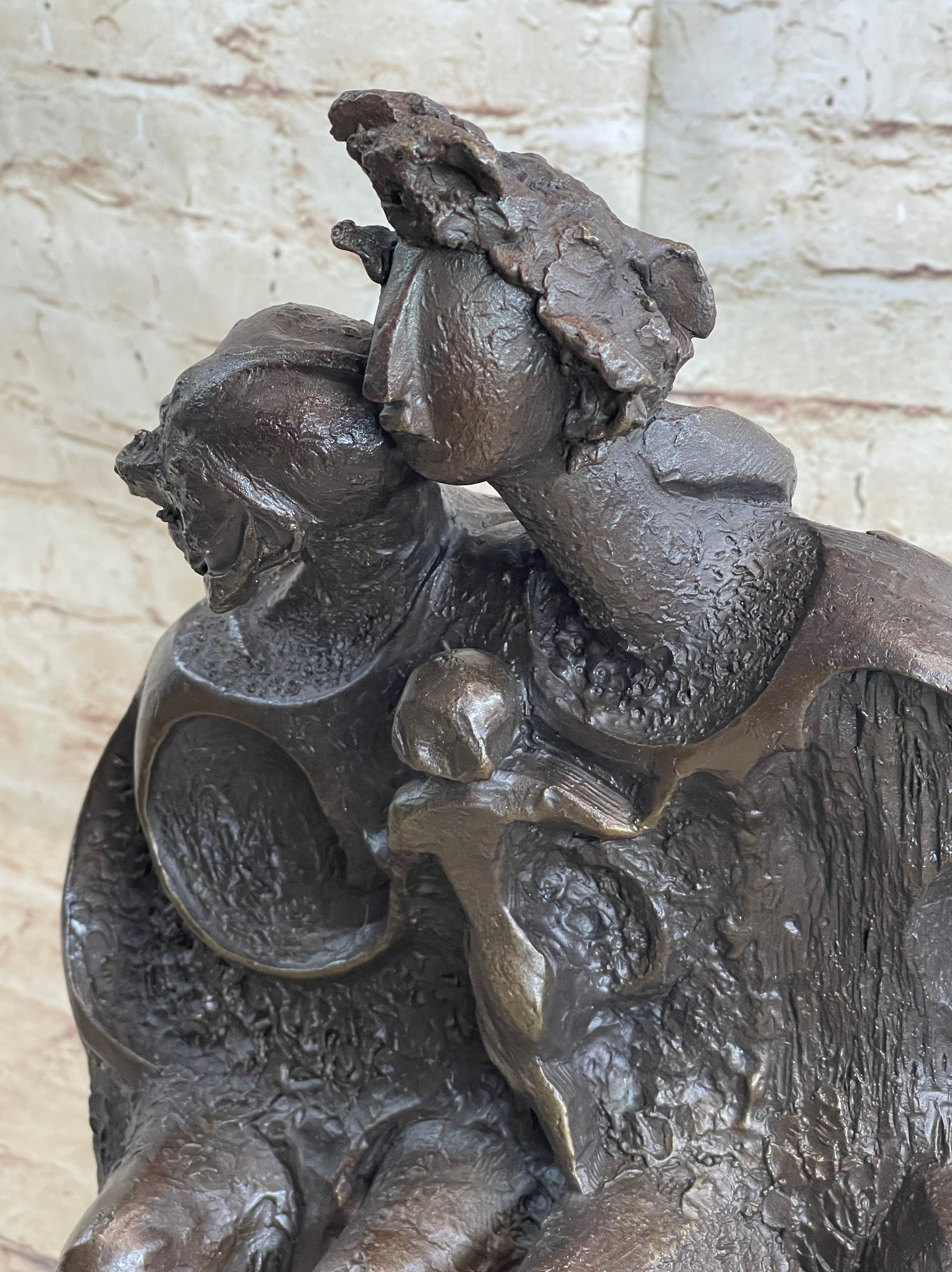 Family Group Bronze Sculpture Modern Art Abstract Dali