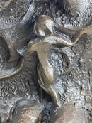 Family Group Bronze Sculpture Modern Art Abstract Dali