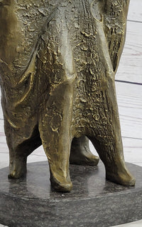 Salvador Dali Abstract Couple with Baby Bronze Sculpture