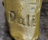 Salvador Dali Abstract Couple with Baby Bronze Sculpture