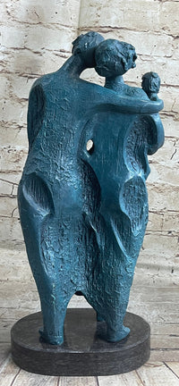 Salvador Dali Hommage - Bronze Sculpture The Family - 100% Bronze