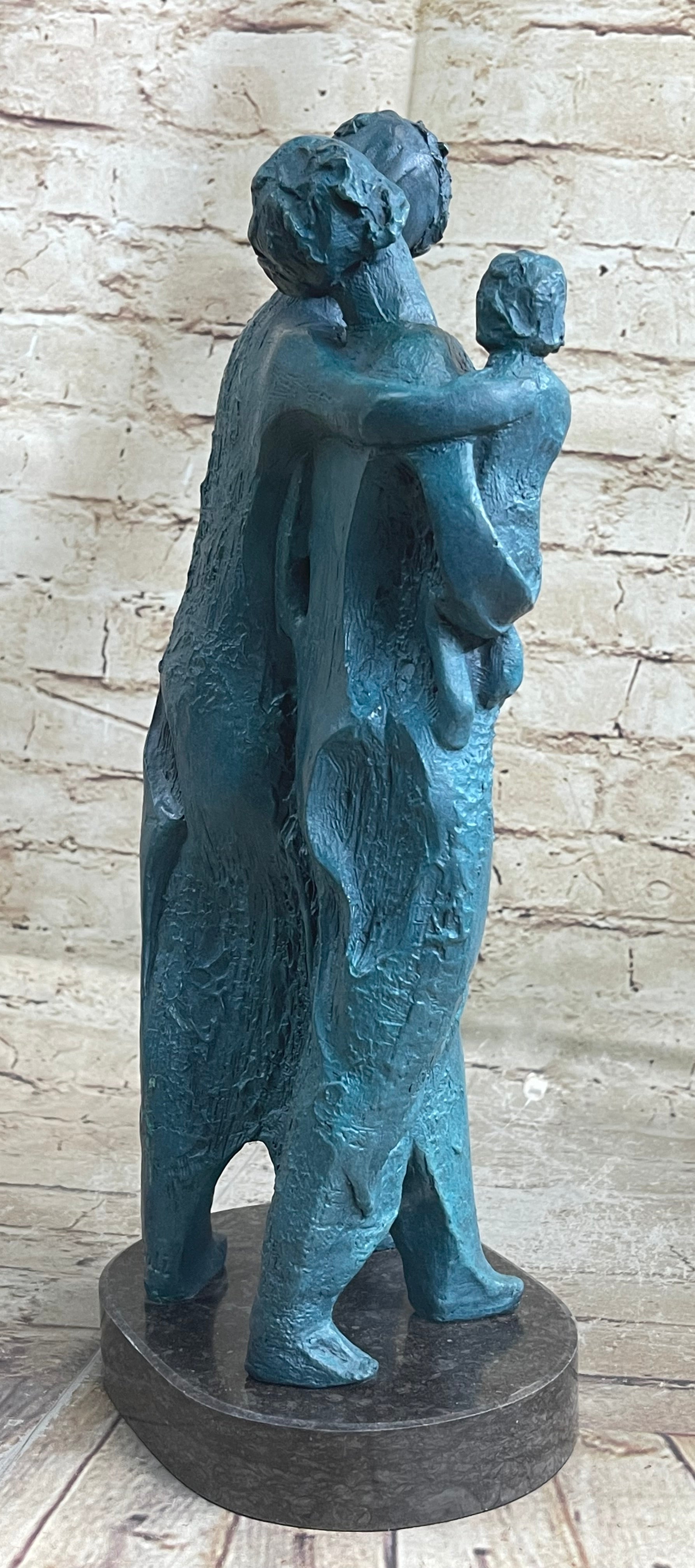 Salvador Dali Hommage - Bronze Sculpture The Family - 100% Bronze