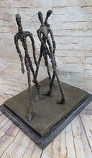 Three Walking Man by Gia Hot Cast Bronze Sculpture