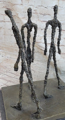 Three Walking Man by Gia Hot Cast Bronze Sculpture