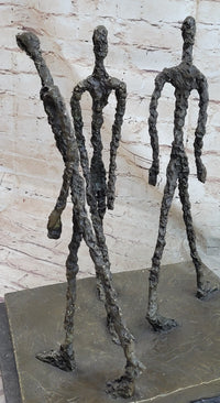 Three Walking Man by Gia Hot Cast Bronze Sculpture