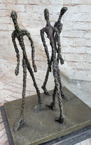 Three Walking Man by Gia Hot Cast Bronze Sculpture