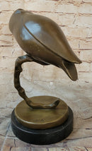 Modern Art Abstract Owl Bird Figure on Marble Base 10" x 10"