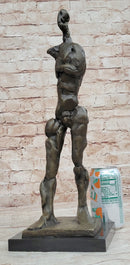 GIA DALI STUCK BIG MAN WALKING BRONZE SCULPTURE STATUE FIGURINE MODERN ABSTRACT