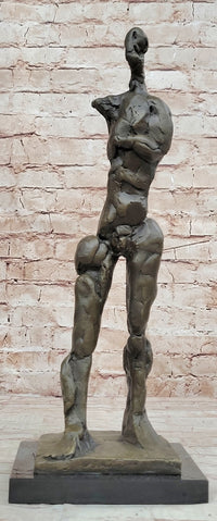 GIA DALI STUCK BIG MAN WALKING BRONZE SCULPTURE STATUE FIGURINE MODERN ABSTRACT