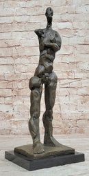 GIA DALI STUCK BIG MAN WALKING BRONZE SCULPTURE STATUE FIGURINE MODERN ABSTRACT