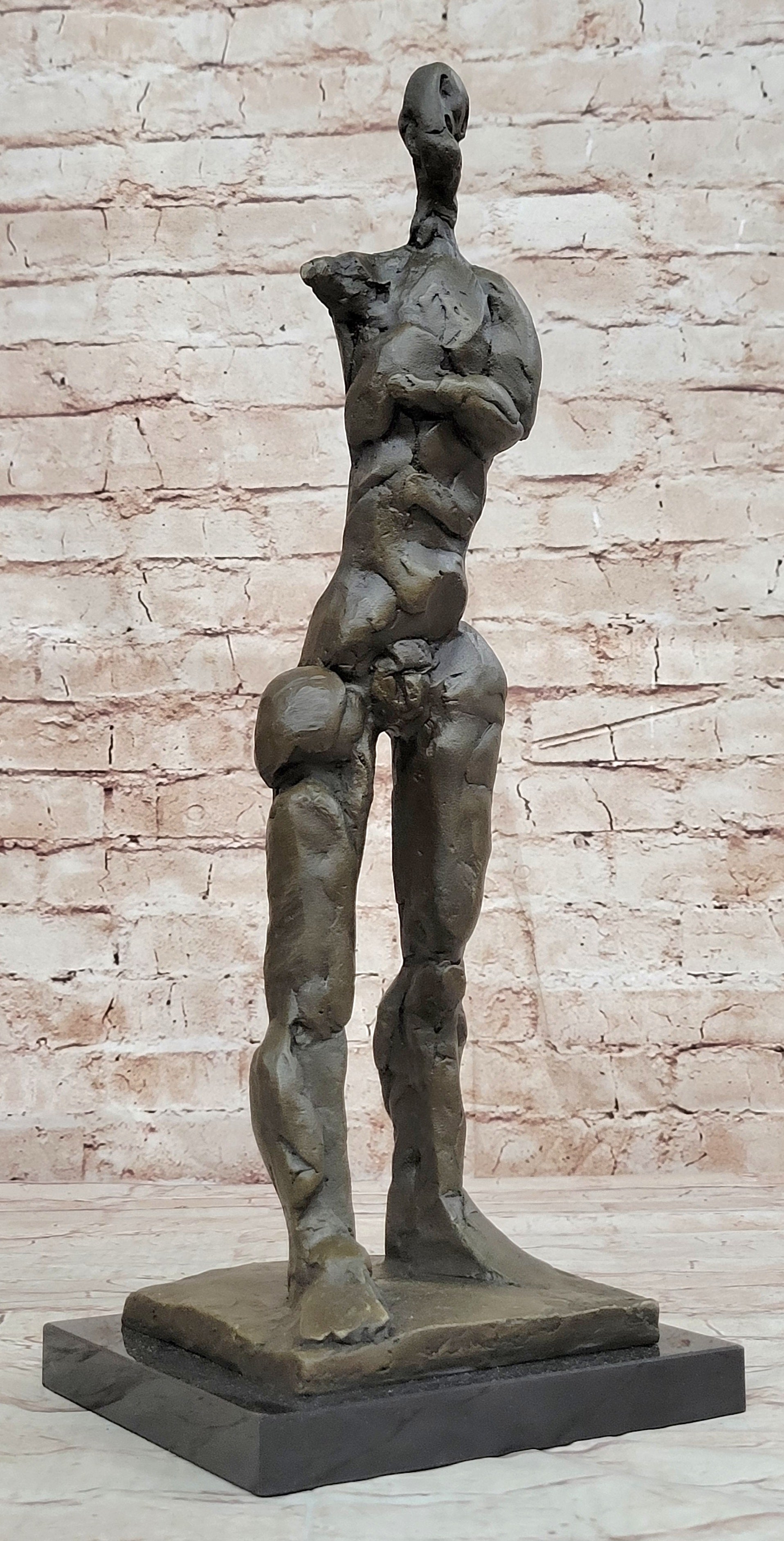 GIA DALI STUCK BIG MAN WALKING BRONZE SCULPTURE STATUE FIGURINE MODERN ABSTRACT