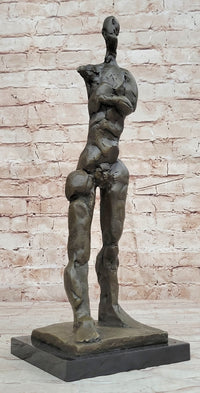 GIA DALI STUCK BIG MAN WALKING BRONZE SCULPTURE STATUE FIGURINE MODERN ABSTRACT