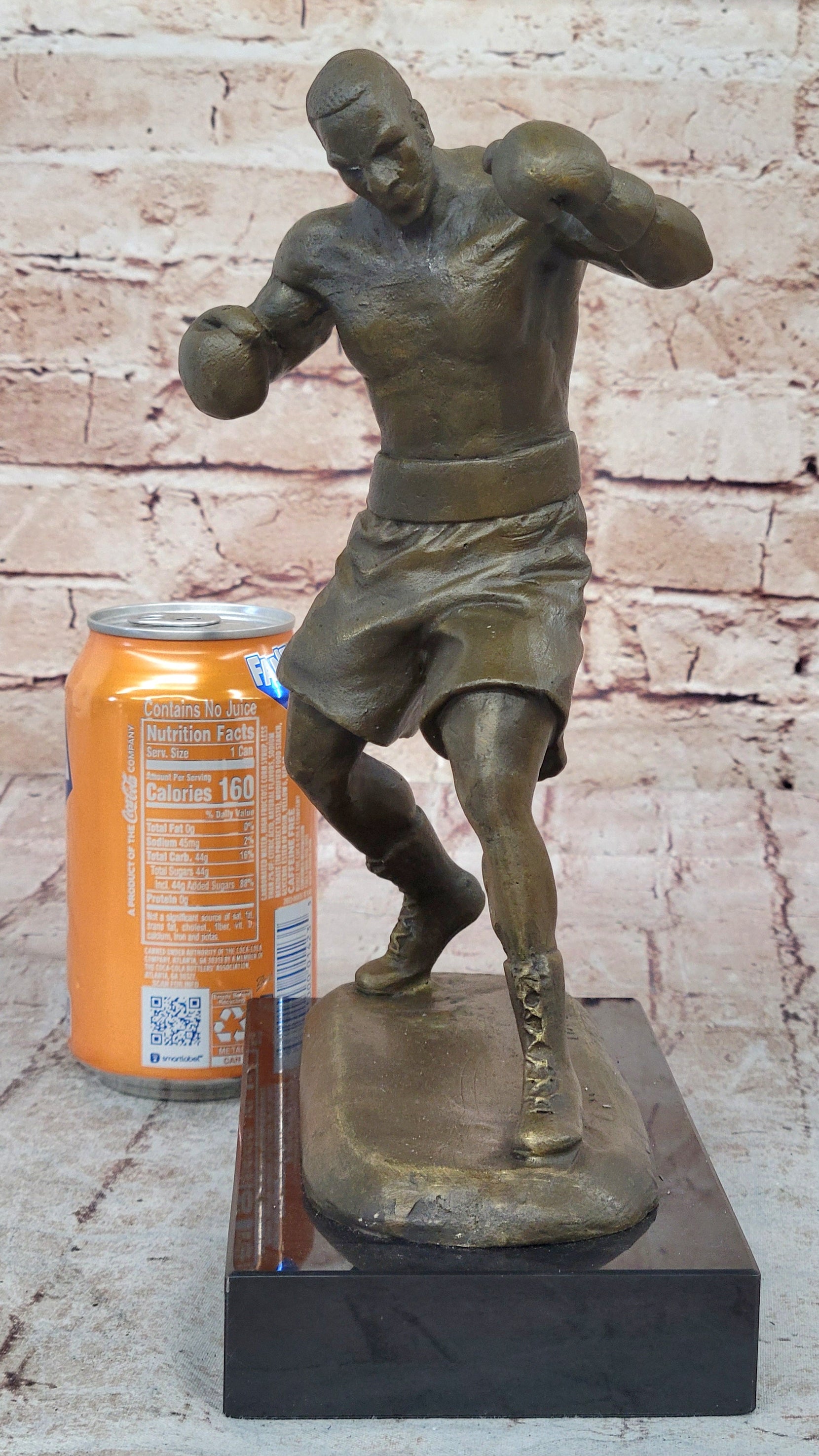 Mike Tyson Boxing Champ Bronze Sculpture Marble Base Sale