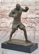 Mike Tyson Boxing Champ Bronze Sculpture Marble Base Sale