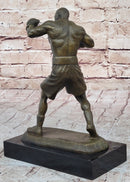 Mike Tyson Boxing Champ Bronze Sculpture Marble Base Sale