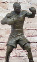 Mike Tyson Boxing Champ Bronze Sculpture Marble Base Sale