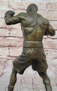 Mike Tyson Boxing Champ Bronze Sculpture Marble Base Sale