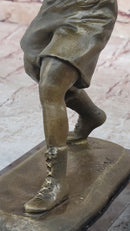 Mike Tyson Boxing Champ Bronze Sculpture Marble Base Sale