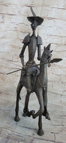 Salvador Dali 'Don Quixote' Bronze Sculpture On Horse