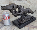 Henry Moore Cougar Jaguar Puma Wild Life Bronze Sculpture