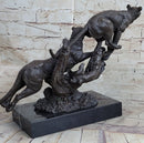 Henry Moore Cougar Jaguar Puma Wild Life Bronze Sculpture