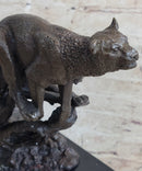 Henry Moore Cougar Jaguar Puma Wild Life Bronze Sculpture