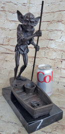 Harry Potter Dobby Goblin Riding Boat Bronze Sculpture