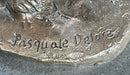 Signed Pasquale Delore Nude Woman Bronze Sculpture Art Deco LRG