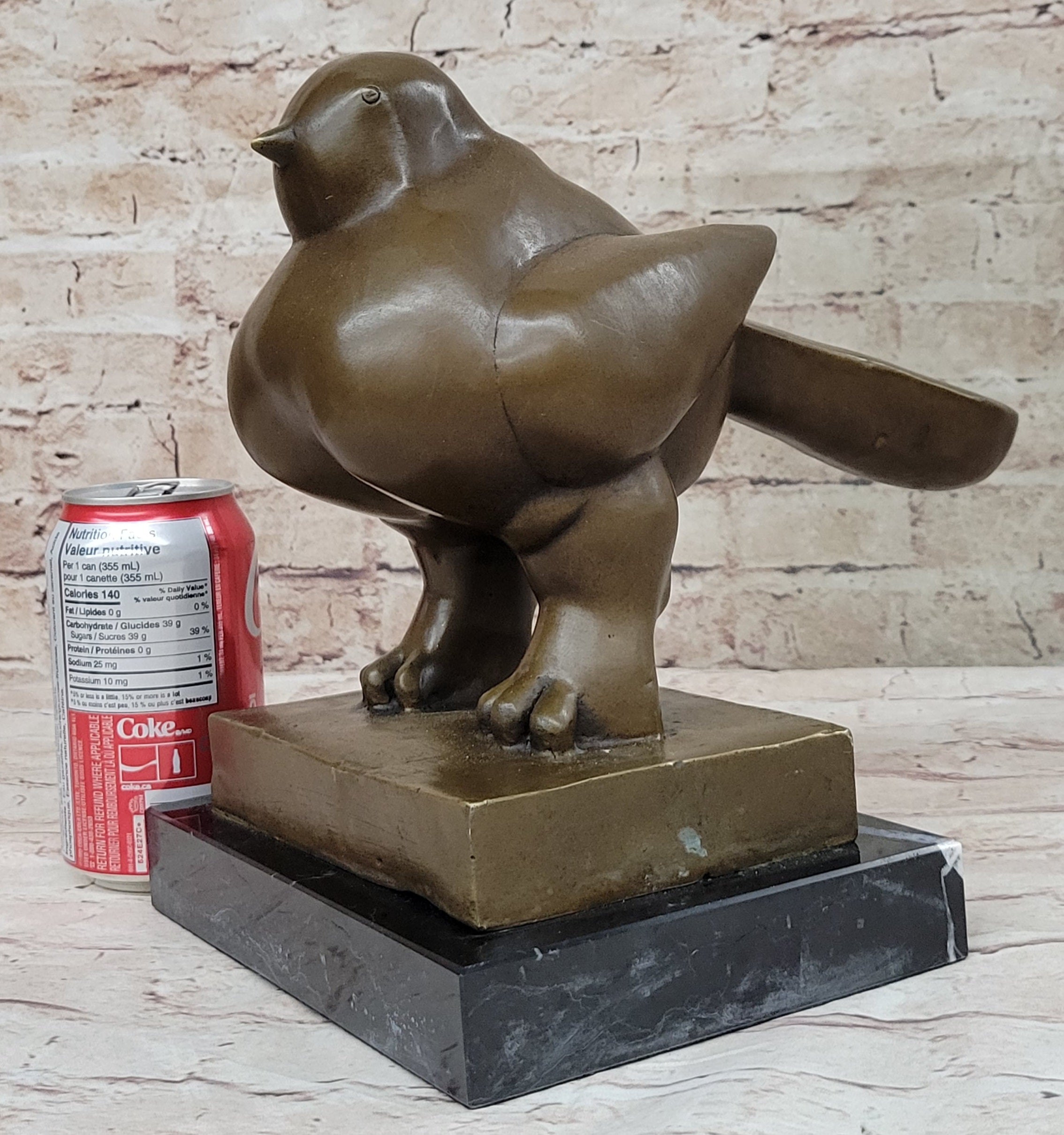 BIRD by Fernando Botero Bronze Pigeon Dove 10" x 8"