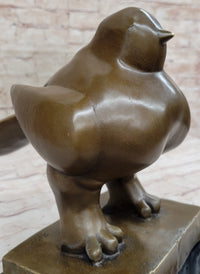 BIRD by Fernando Botero Bronze Pigeon Dove 10" x 8"