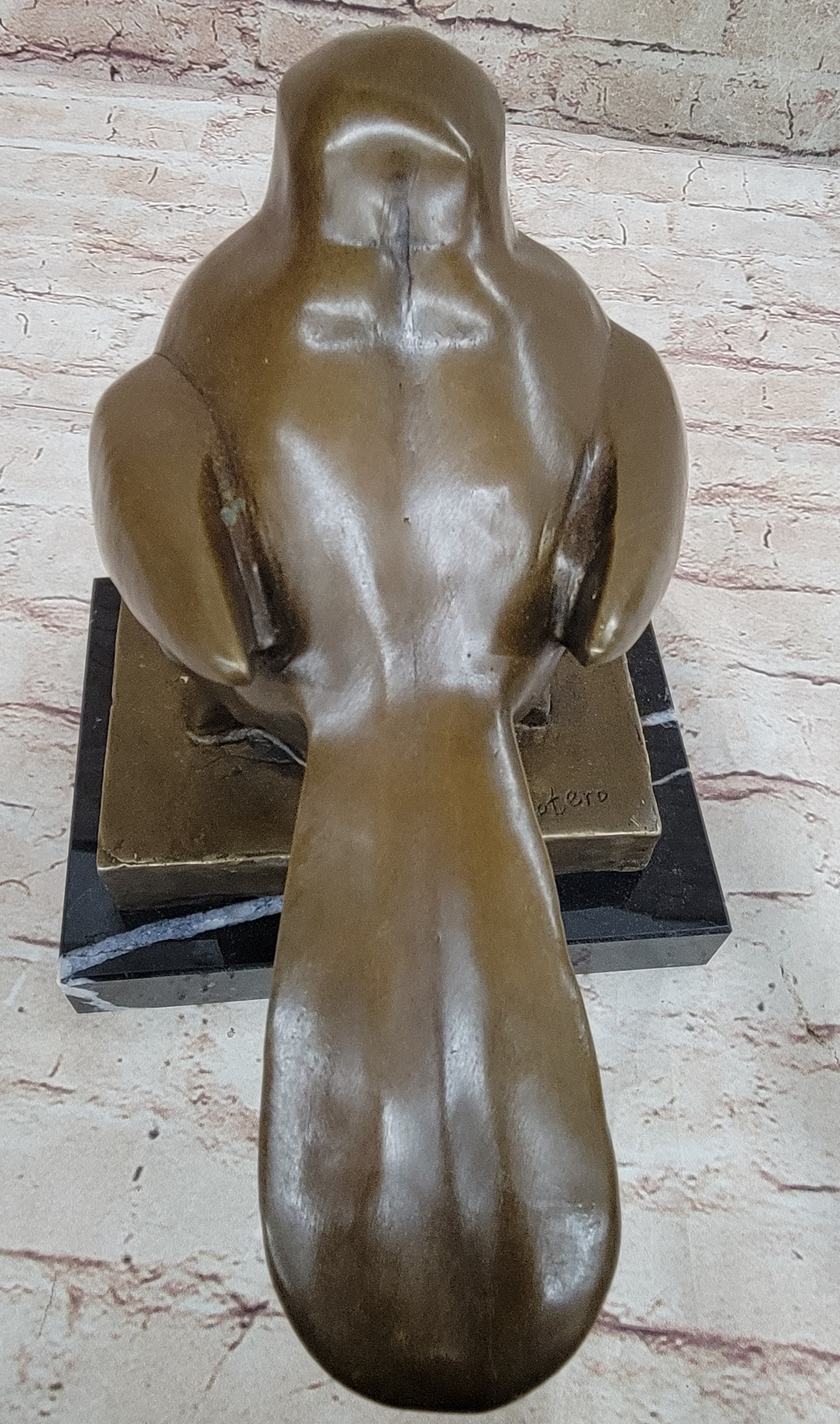 BIRD by Fernando Botero Bronze Pigeon Dove 10" x 8"