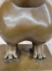 BIRD by Fernando Botero Bronze Pigeon Dove 10" x 8"