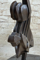 Patina Salvador Dali Guitar Music Lover Genuine Bronze Sculpture