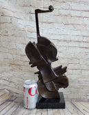 Cello Bronze Metal Sculpture Collectible Musician Dali