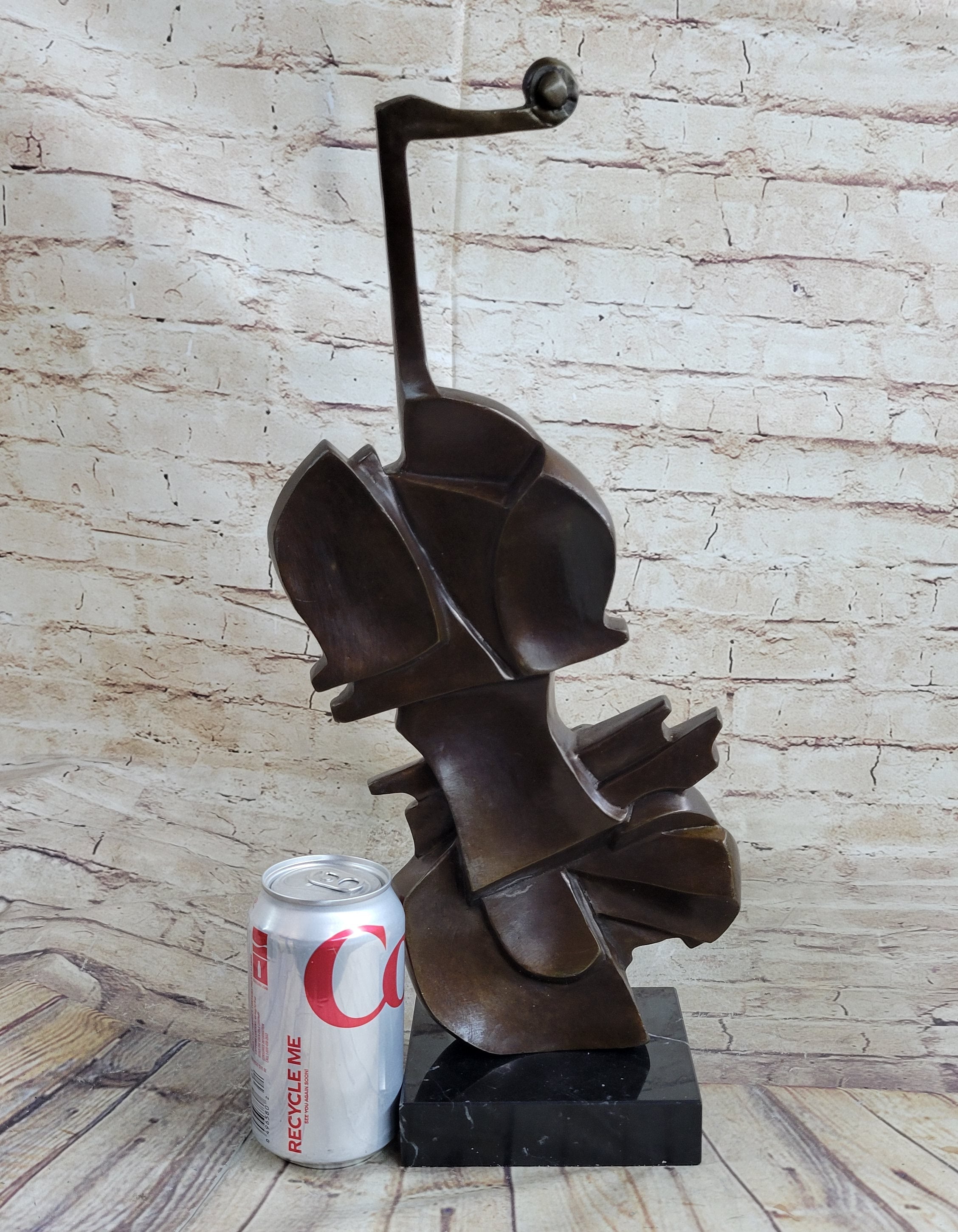 Cello Bronze Metal Sculpture Collectible Musician Dali