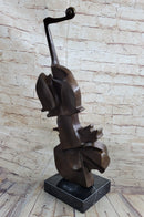 Cello Bronze Metal Sculpture Collectible Musician Dali