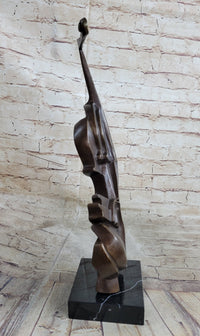 Cello Bronze Metal Sculpture Collectible Musician Dali