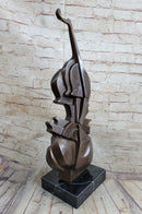 Cello Bronze Metal Sculpture Collectible Musician Dali
