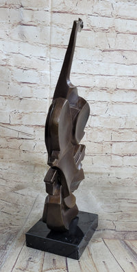 Cello Bronze Metal Sculpture Collectible Musician Dali