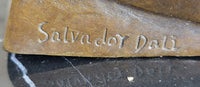 Cello Bronze Metal Sculpture Collectible Musician Dali